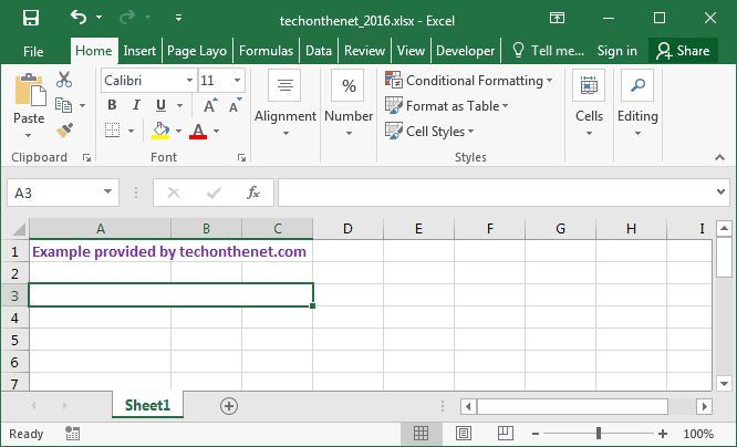 Ms Excel 2016 Merge Cells 4914