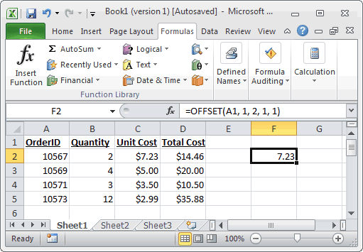 Excel 2003 Vba Offset Syntax