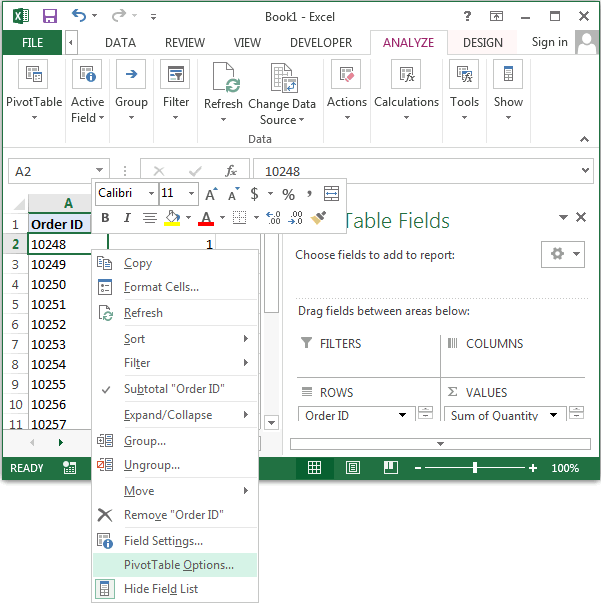 Excel make blank cells zero