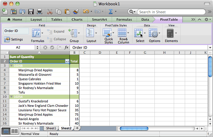 Ms Excel For Mac Remove Subtotals On Pivot Table Rows Hot Sex Picture