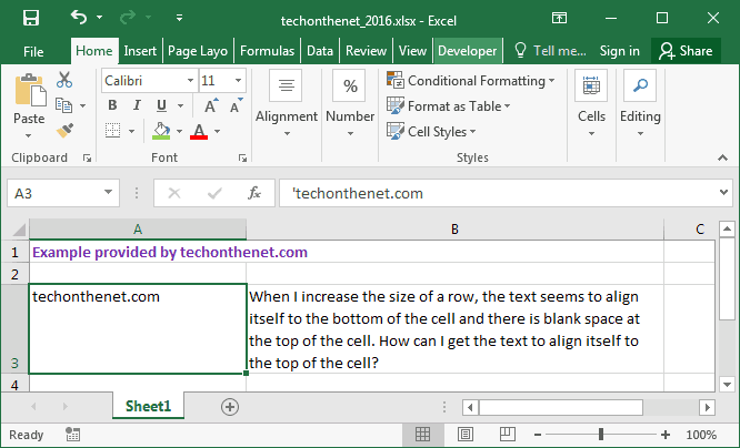 word table cell vertical alignment