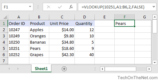 how to use vlookup in excel 2013 for different sheets