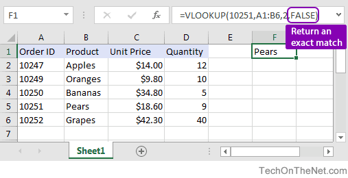 how to create a vlookup in excel 2016