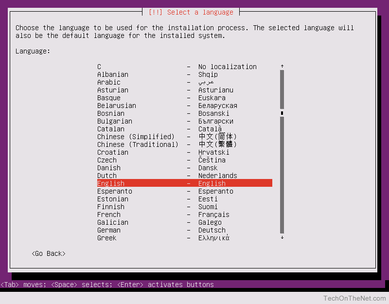 ubuntu server lts 14.04 manual packages selections